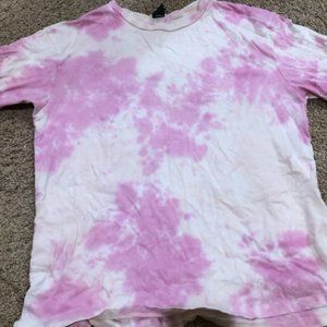 Pink and White tie-dye shirt. Brand Wild Fable, women's medium.